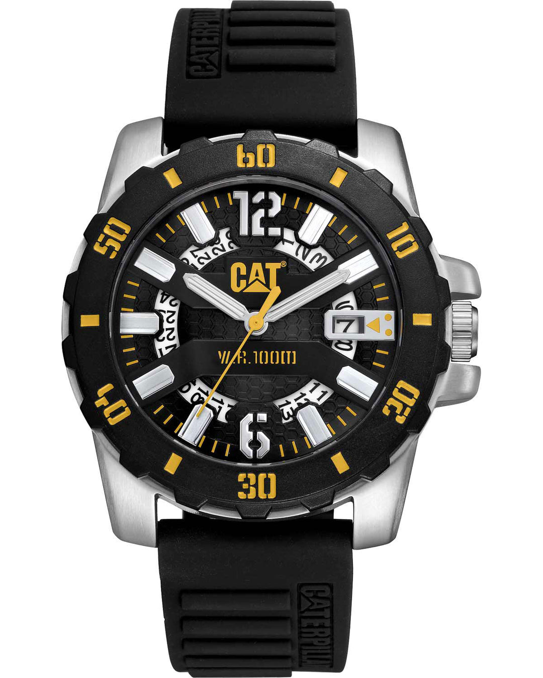 Steel Barricade Black Silicone Strap