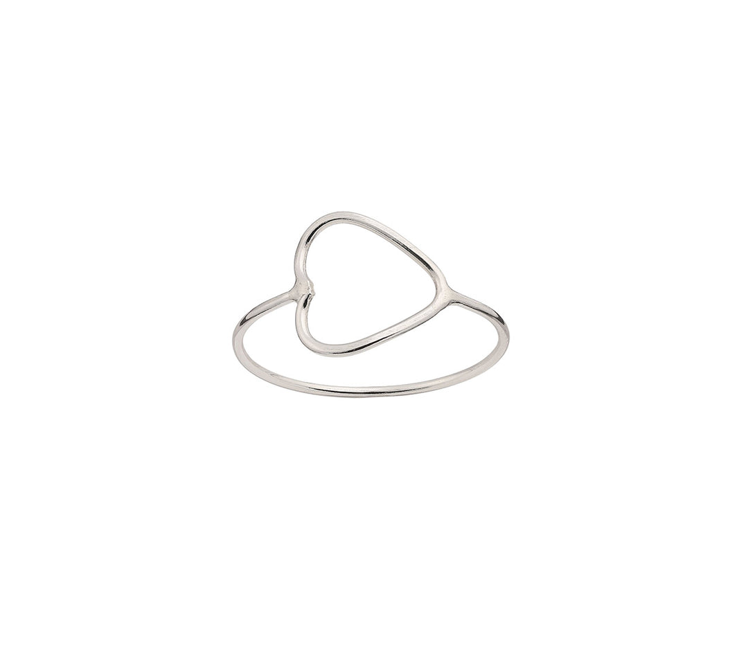 Silver Heart Ring