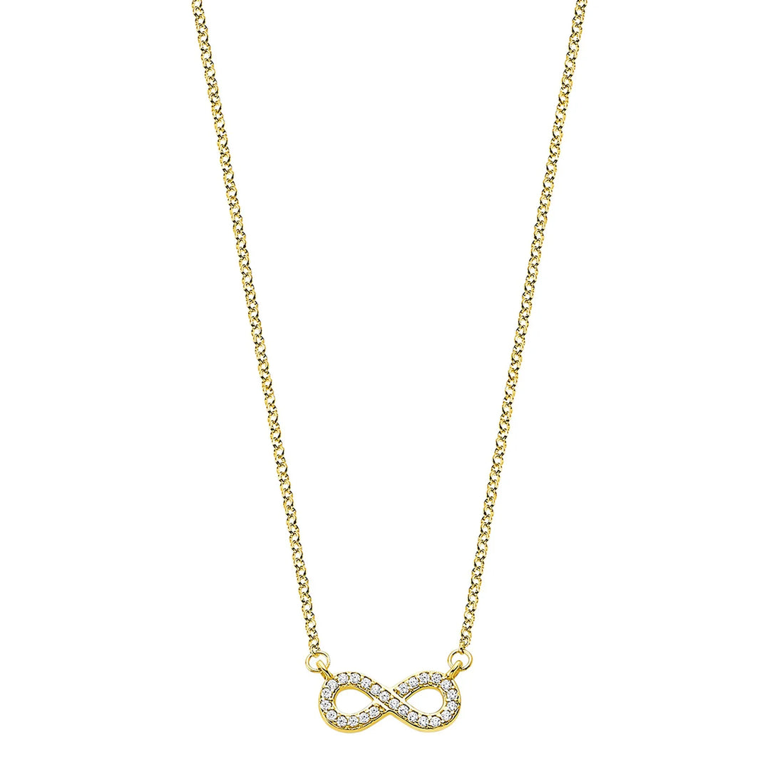 BEYOND CLASSICS Necklace in 925 Sterling Silver Gold-Plated and Zircon