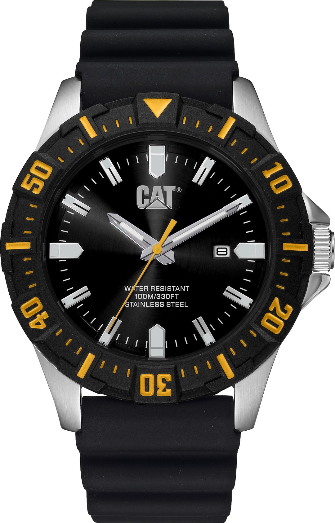 Moto Black Silicone Strap