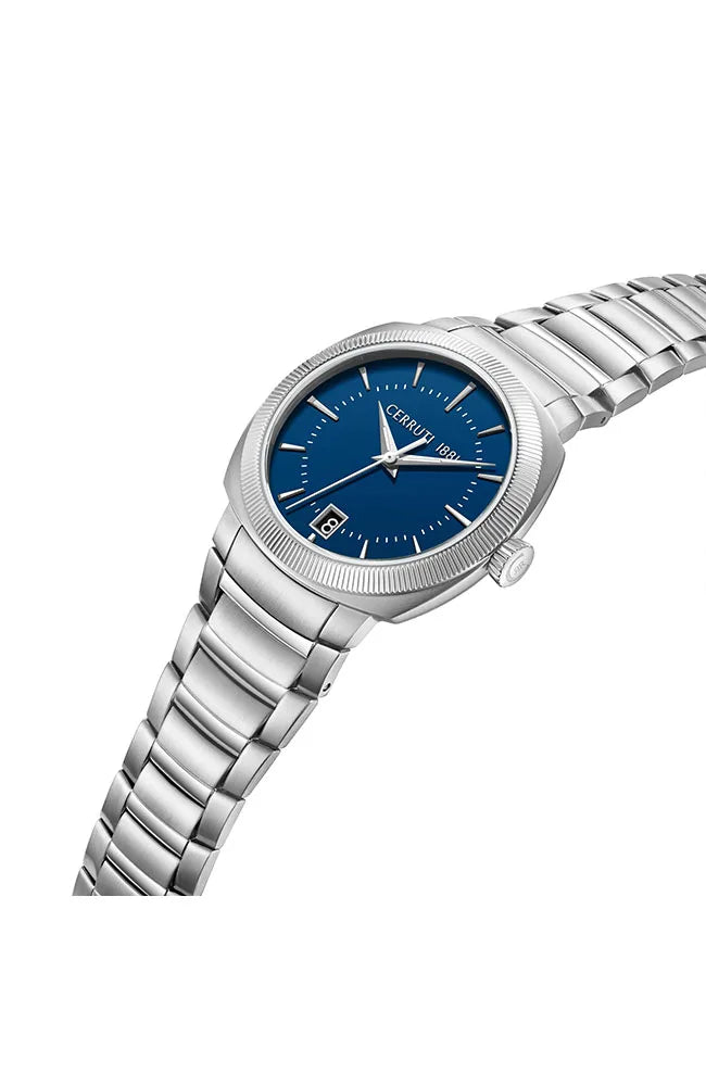 CERRUTI Forli Silver Stainless Steel Bracelet