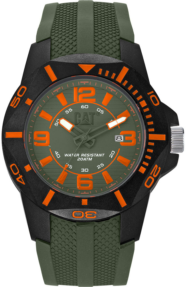 Diver Green Silicone Strap
