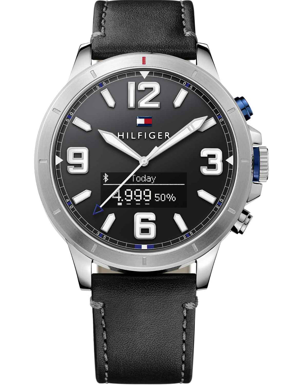 Jackson Smartwatch Black Leather Strap