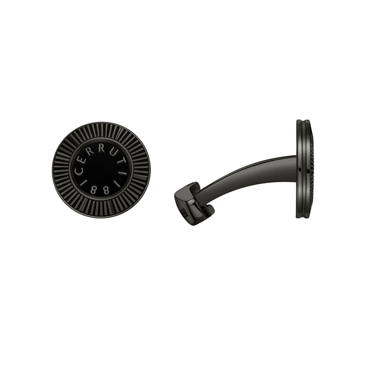 Solania Cufflinks in Black Stainless Steel