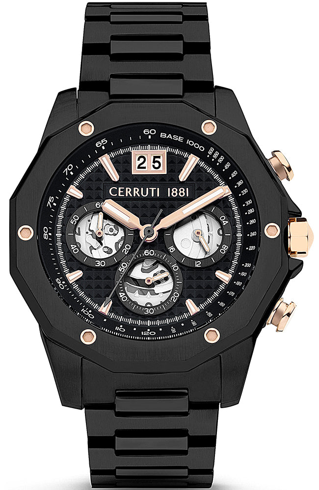 Molveno Chronograph Black Stainless Steel