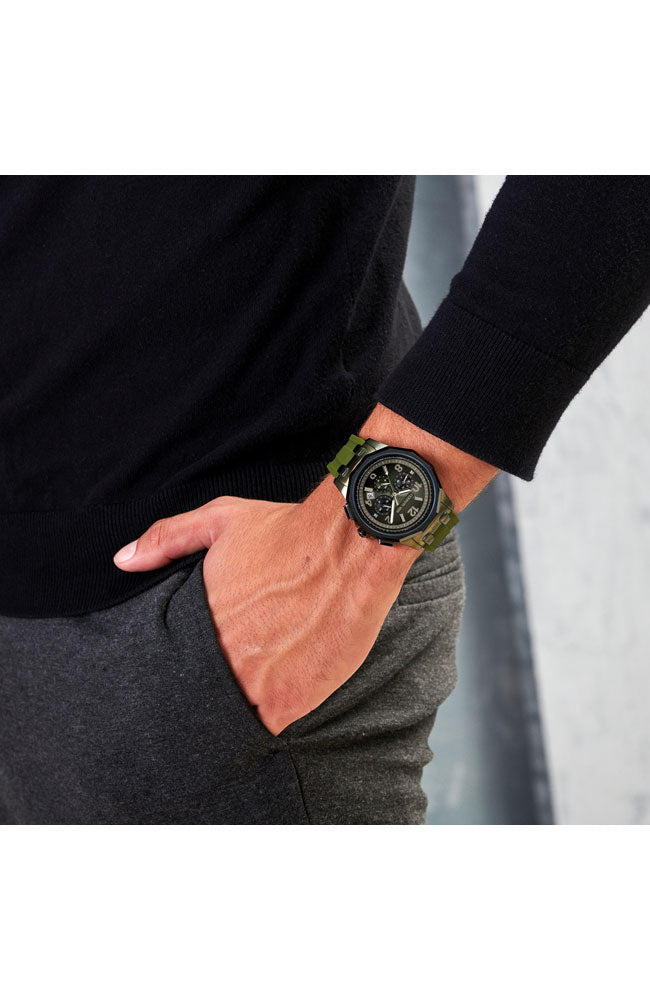 Molveno Green Silicone Strap