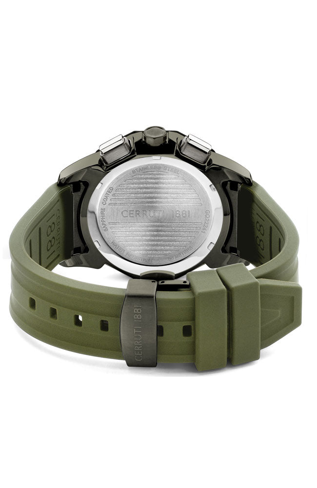Molveno Green Silicone Strap