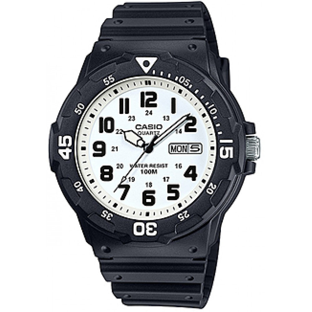 Analog Black Resin Strap