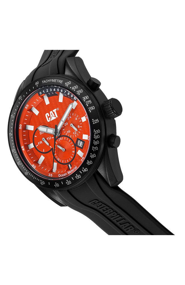 Oceania Multi Black Silicone Strap