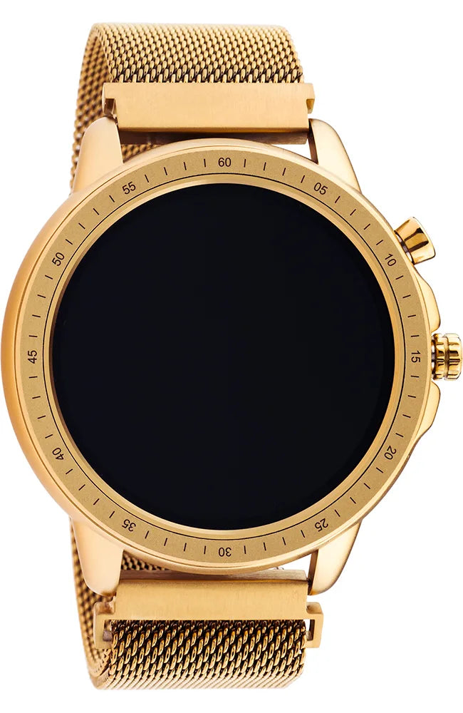 OOZOO Smartwatch Rose Gold Metal Mesh Bracelet