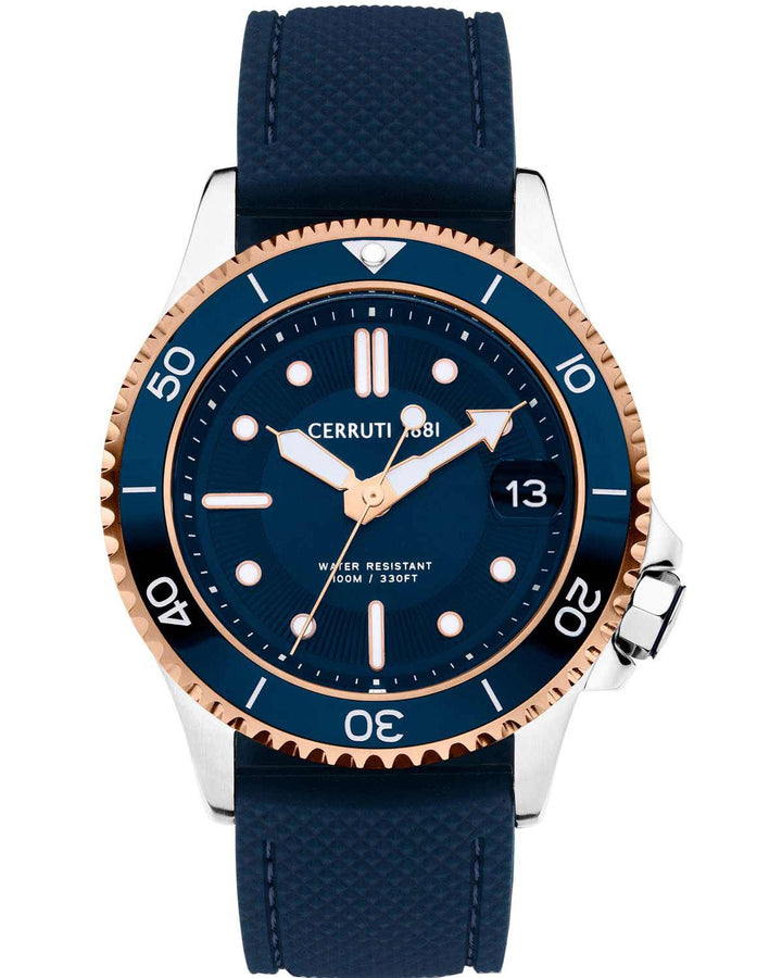 Pesaro Blue Silicone Strap