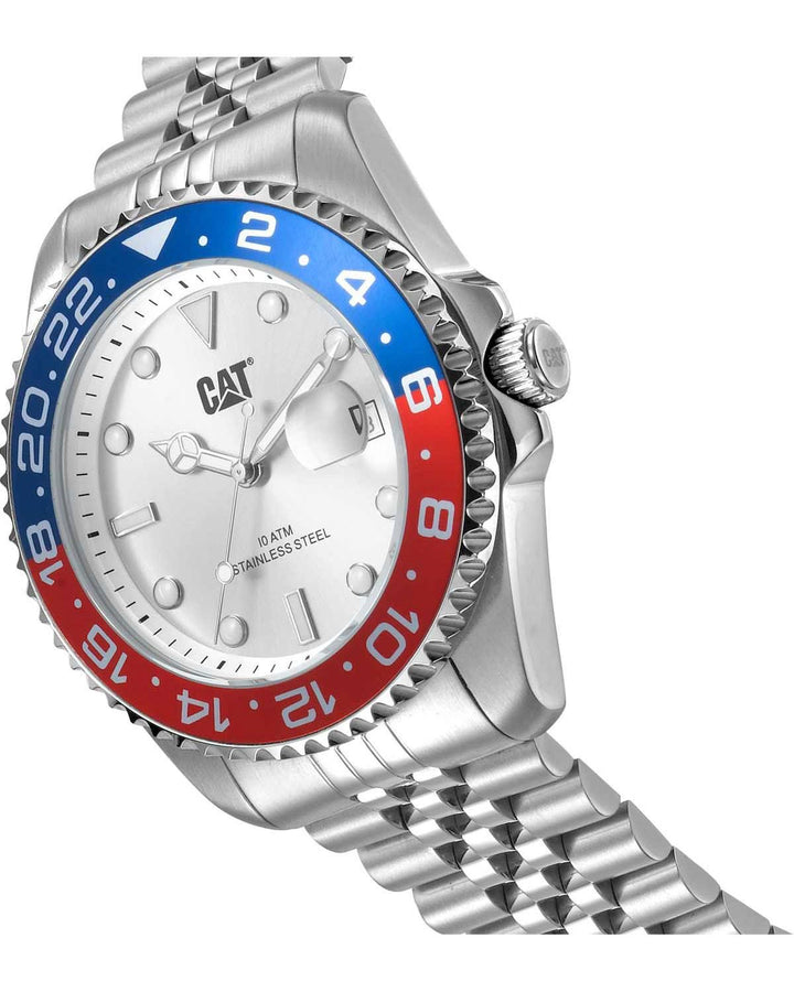 Ρολόι CATERPILLAR R-Type 1,2 Silver Stainless Steel Bracelet