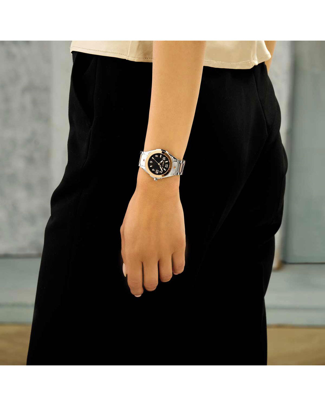 Ruscello Two Tone Stainless Steel Bracelet