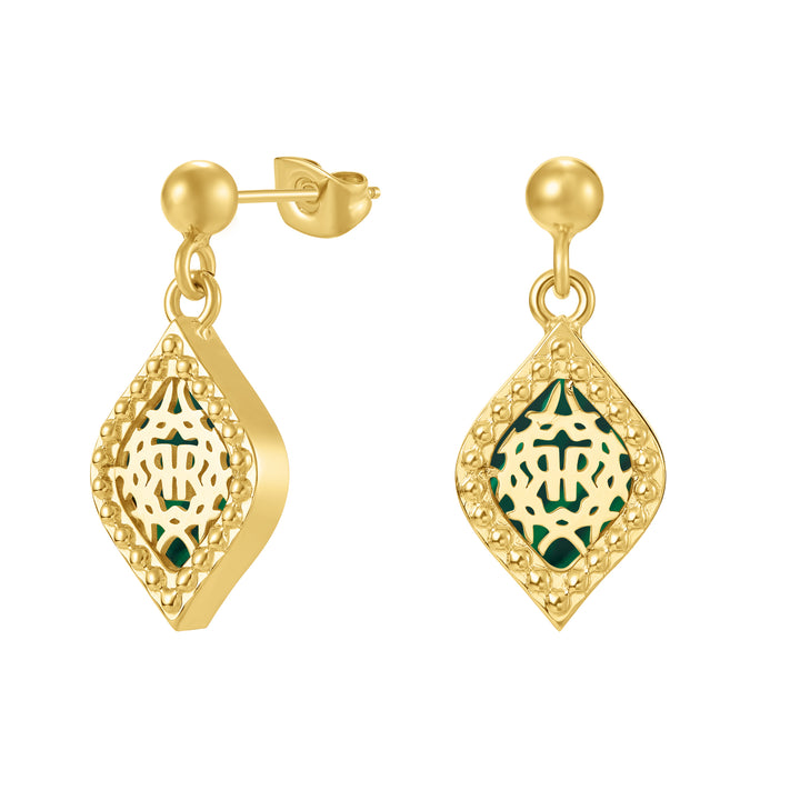 Esmeralda Earrings in Gold-Plated Stainless Steel
