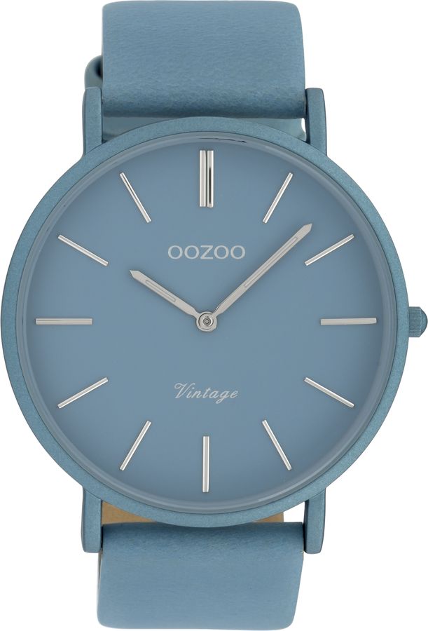 Vintage Aquamarine Leather Strap