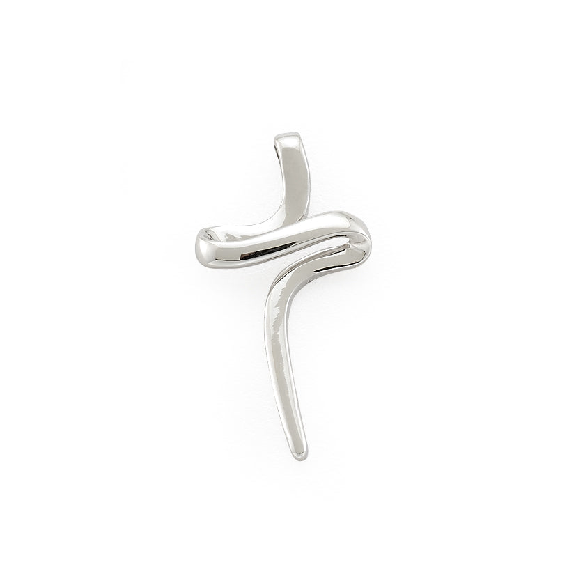 White Gold Christening Cross