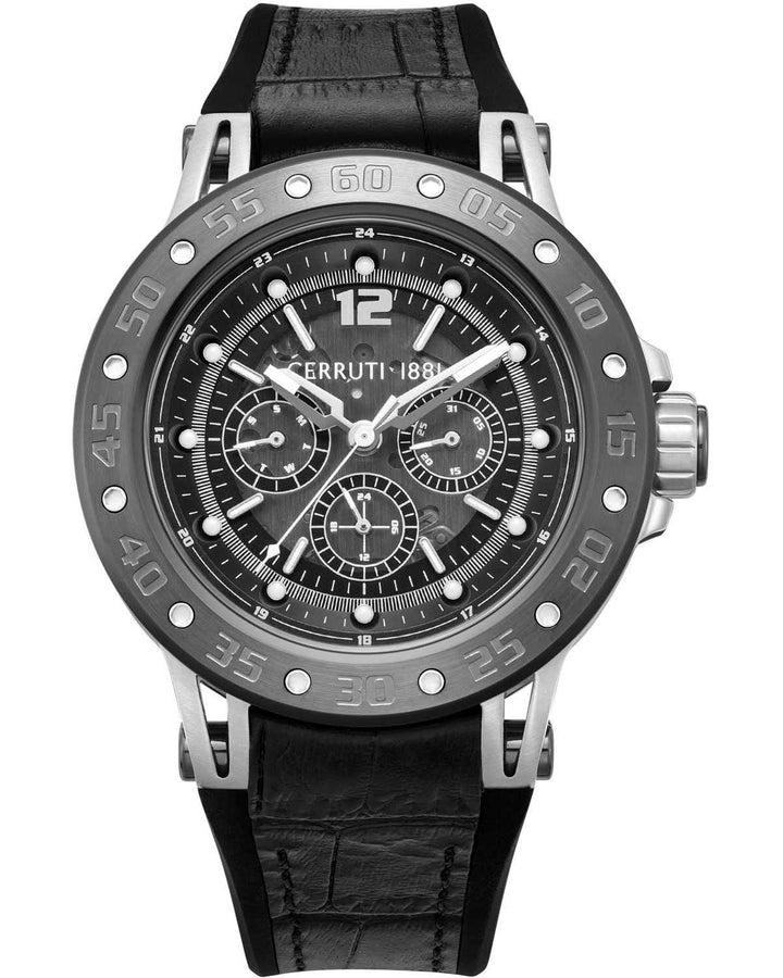 Velletri Black Leather Strap