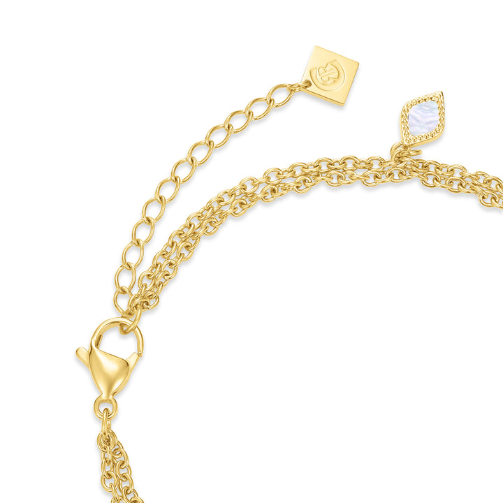 Esmeranda Bracelet in Gold-Plated Stainless Steel