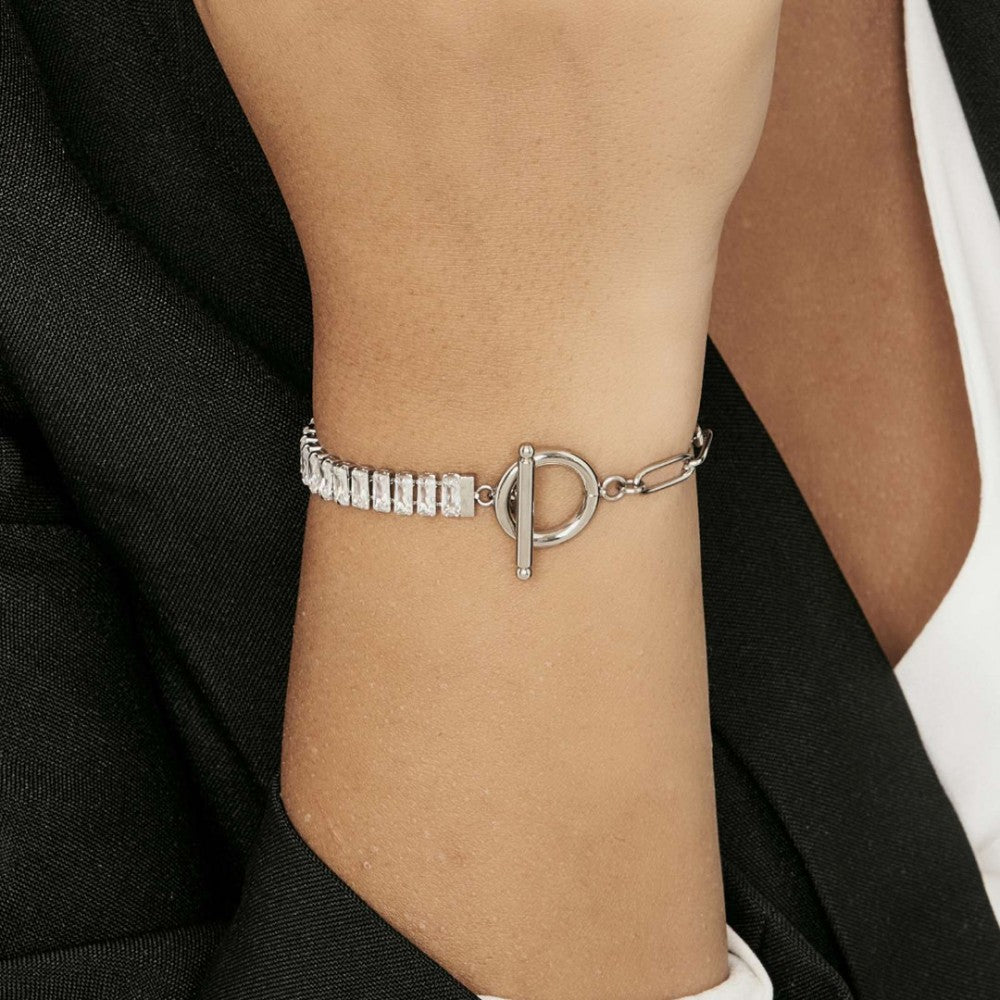 Stainless Steel Crystal Bracelet