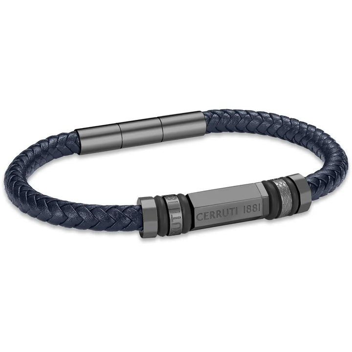 Narciso Bracelet with Leather and Stainless Steel