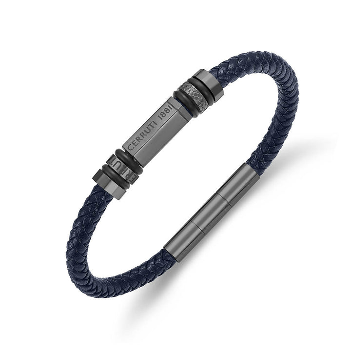 Narciso Bracelet with Leather and Stainless Steel