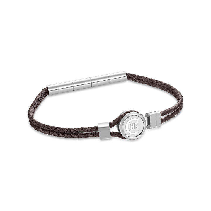 Vincenzo Bracelet with Leather and Stainless Steel