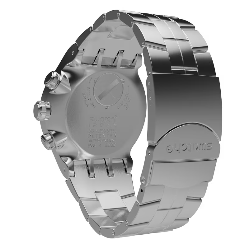 Wealthy Star Silver Stainless Steel Bracelet