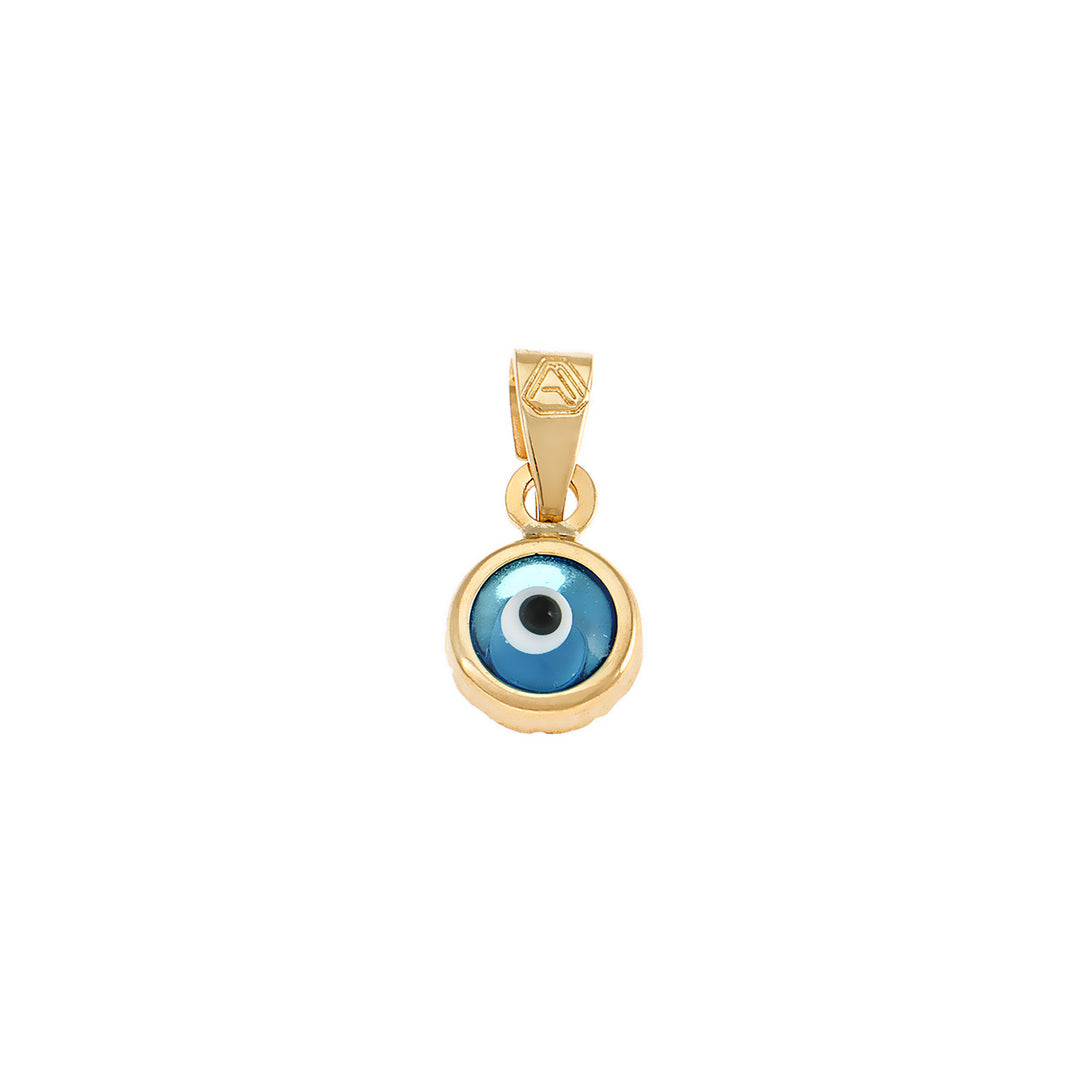Gold Murano Evil Eye Charm