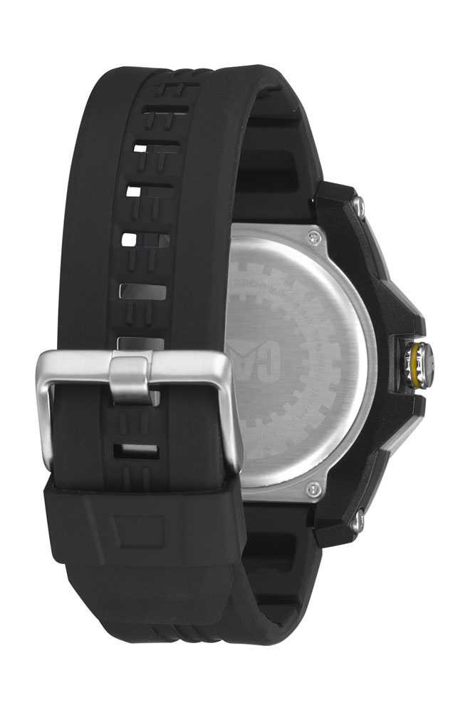 Aperture Black Silicone Strap