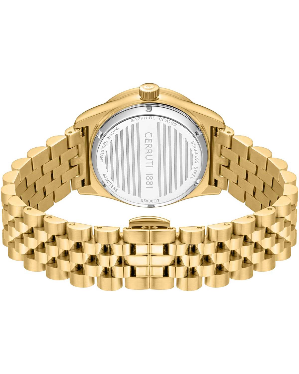 Baccio Gold Stainless Steel Bracelet