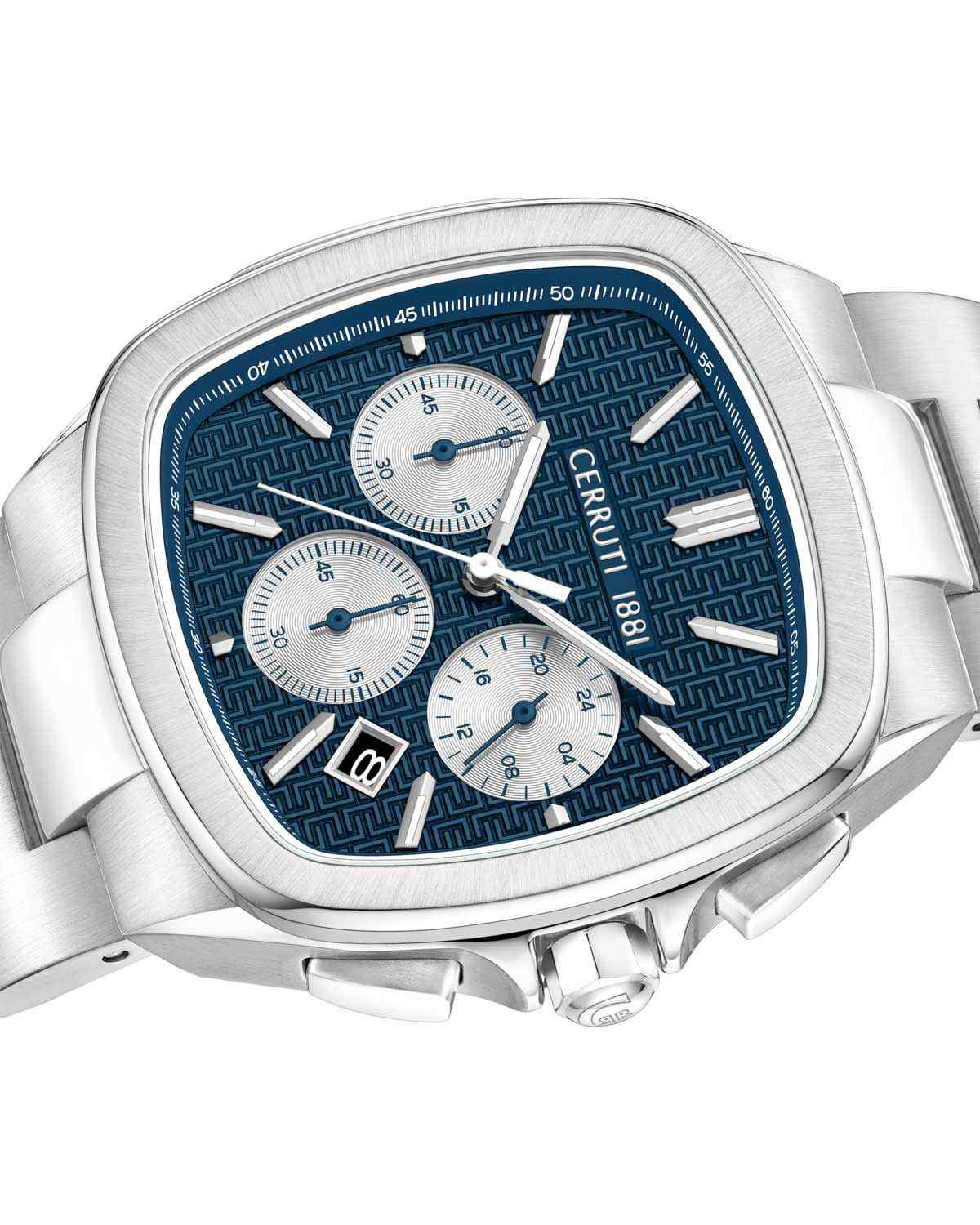 Casale Chronograph Silver Stainless Steel Bracelet