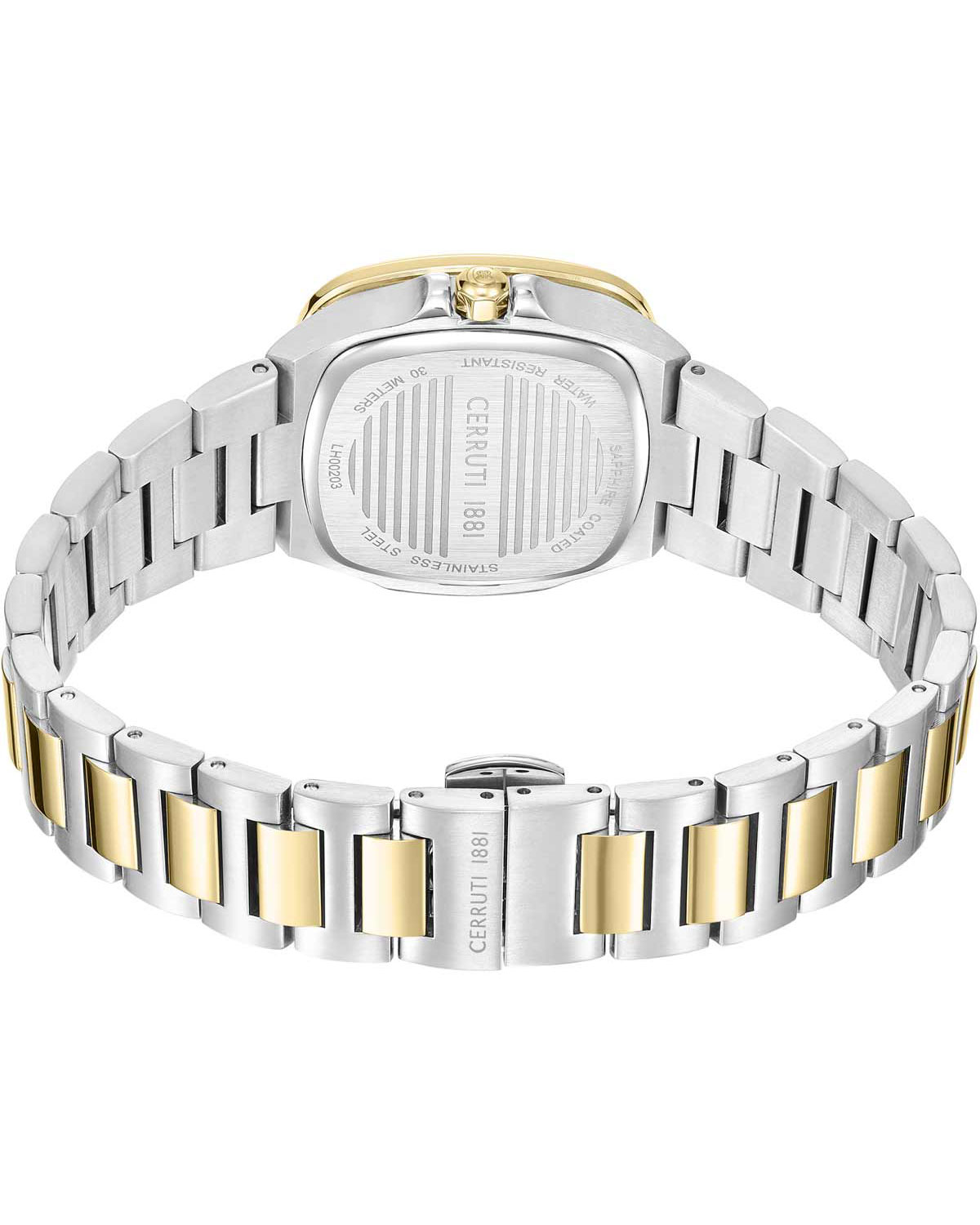 Casale Crystals Two Tone Stainless Steel Bracelet