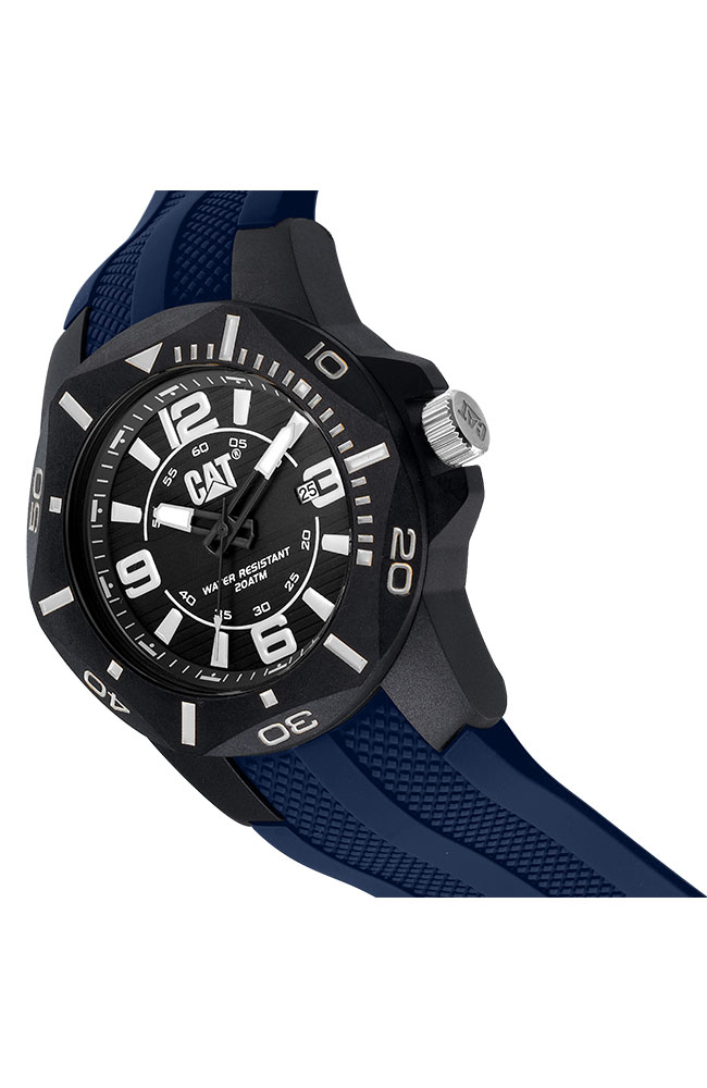 Diver Blue Silicone Strap