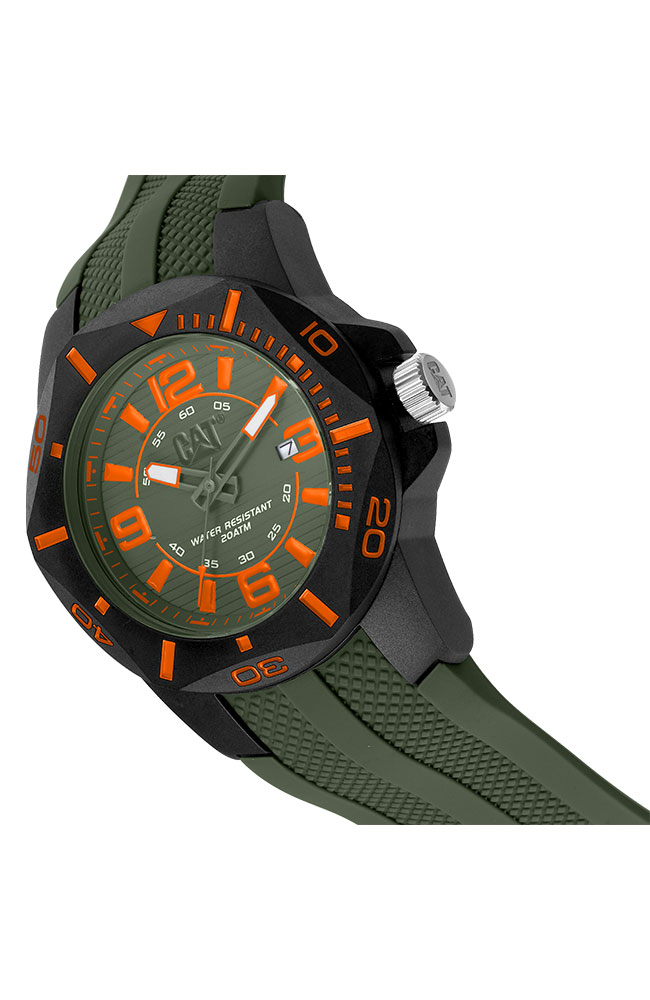 Diver Green Silicone Strap