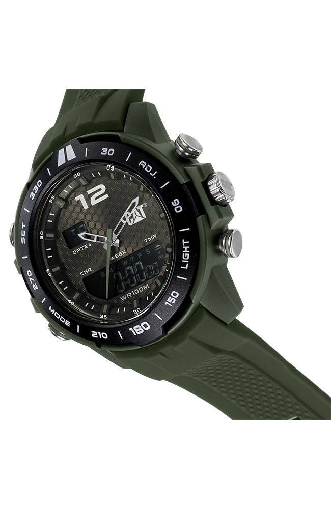 Horizon Green Silicone Strap