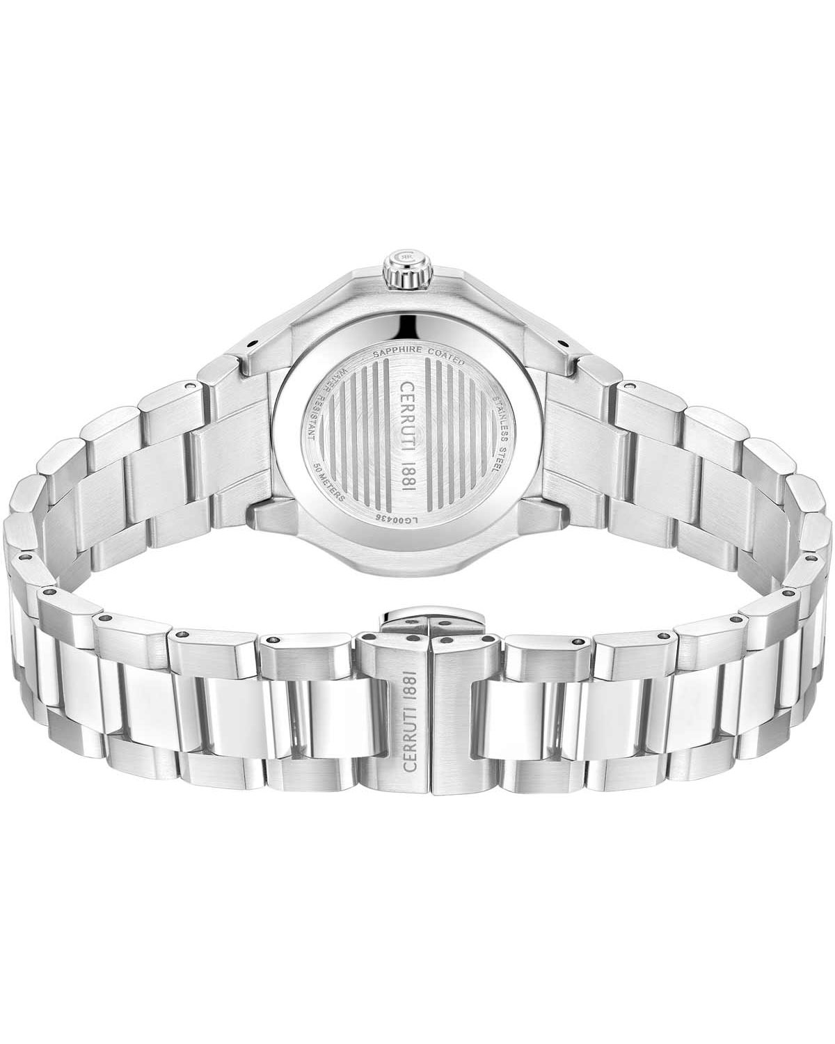 Lucardo Silver Stainless Steel Bracelet