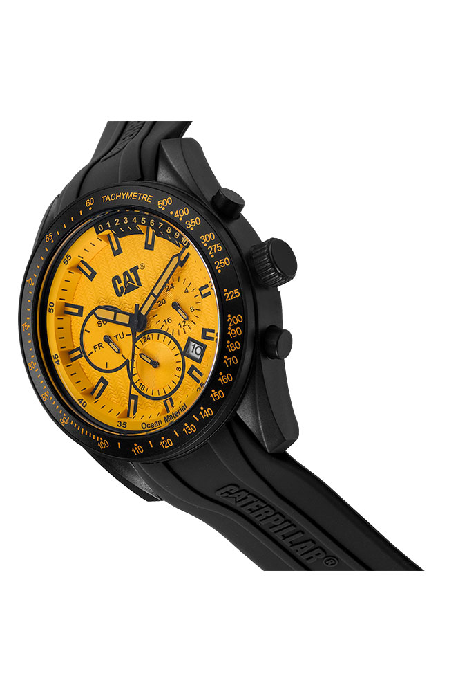 Oceania Multi Black Silicone Strap