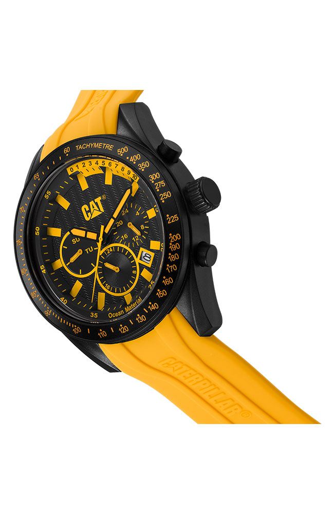 Oceania Multi Yellow Silicone Strap