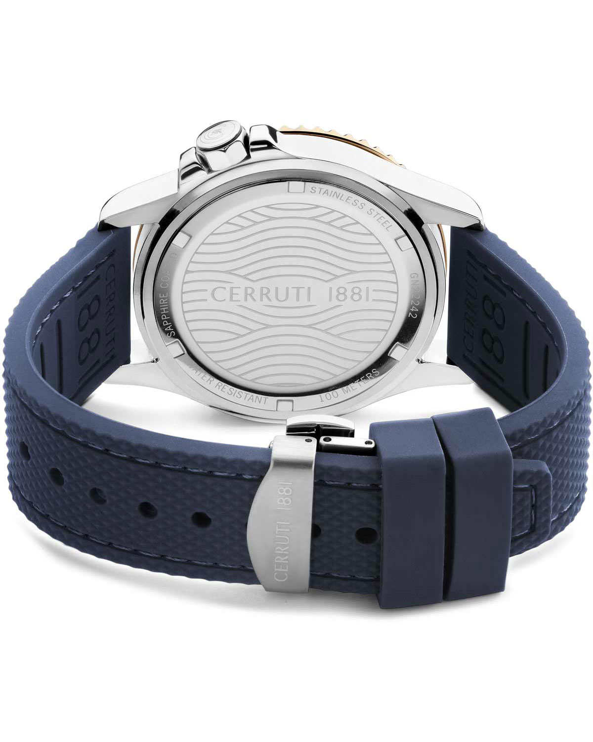 Pesaro Blue Silicone Strap